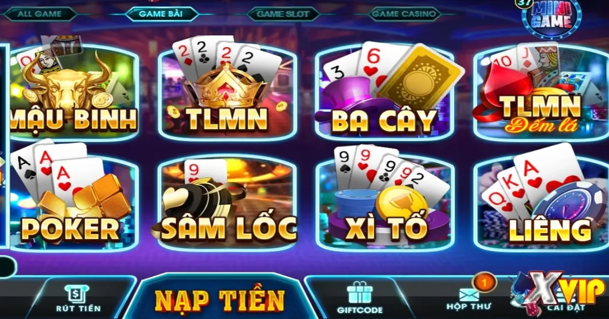 Tại sao nên tham gia vào game bài đổi thưởng tại XVIP?