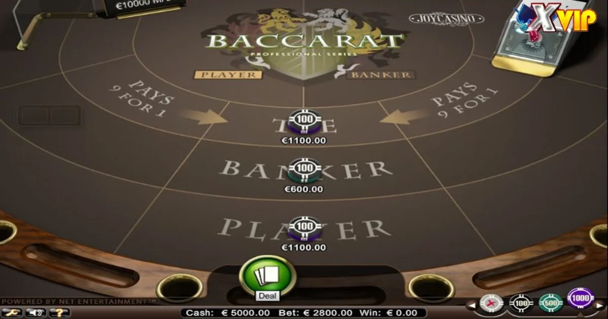 Baccarat với tỷ lệ đổi thưởng cực hấp dẫn